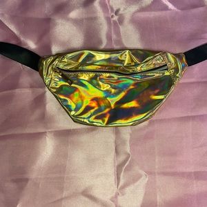 Holographic Gold Fanny Pack